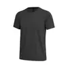 Comércio Exterior Transfronteiriço Amazon Camiseta de Seda Gelada de Secagem Rápida Masculina Fitness Outdoor Corrida Gola Redonda Verão Esportes Manga Curta Masculina