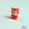 Figuras Pequeñas de Resina de Crayon Shin-Chan Accesorios DIY Muñeca Caja Sorpresa Decoración de Escritorio y Coche Colgante para Llavero