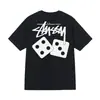 Suministro a Largo Plazo de Camisetas Nuevas de Manga Corta Stu para Hombres y Mujeres, Azul Marino de Verano, Caqui, Negro, Blanco, Camisetas Holgadas para Hombre