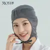 Gorra de Malla con Cordones y Puntera Reforzada para Comida, Gorra de Taller Ajustable, Gorra Anticaída de Cabello, Gorra de Trabajo para Fábrica, Gorra Anticaídas para Empleados