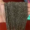 Cuentas Sueltas Facetadas de Pirita Natural 234mm Cuentas Redondas Accesorios para Pulseras DIY Semi-terminados Comercio Exterior Transfronterizo Cuentas Facetadas