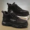 Botas Martin Transfronterizas Zapatos de Hombre Otoño e Invierno 2024 Nuevos Zapatos de Trabajo para Hombre Outdoor Montañismo Casual Suela Gruesa Herramienta de Moda