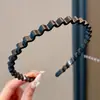 Faixa de Cabelo Preta Fosca com Dentes Antiderrapantes para Segurar Cabelos Quebrados, Faixa para Aplicar Máscaras Faciais, Lavar o Rosto, Grampo de Cabelo Masculino, Acessório de Cabelo