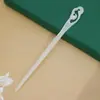 Pasador de Acetato Accesorios para el Cabello Pasador de Imitación de Jade Pasador de Estilo Antiguo Dinastía Han Pasador de Acetato al por Mayor Pasador de Hoja Acrílica