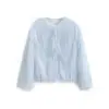 Aliexpress Estilo Europeo y Americano 2025 Invierno Nueva Moda para Mujer Versátil Chaqueta Corta con Borlas