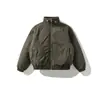 ORIGTEEN Chaqueta de Algodón Estilo Piloto Americana de Moda para Hombre Otoño Invierno Gruesa Cálida Ropa Exterior de Algodón MY9028