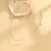 Corrente de Peito Serpente Personalizada Europeia e Americana Fashion Cravejada de Diamantes para Mulheres Sexy Festa em Boate Corrente Corporal Sexy Acessórios de Corrente para Clipe de Seio