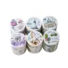 Cinta Washi Crepúsculo Cita Serie Navideña Material para Diario Decoración Base Collage Paisaje Estilo Europeo DIY 6 Estilos