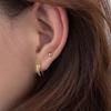 Pendientes digitales romanos, pendientes vintage para mujer, pendientes de plata de ley s925, pendientes de personalidad moderna para hombre, estilo simple y frío, pendientes de estilo nacional.