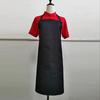 Fábrica mayorista de delantales logo estampado Moda Mujer supermercado hogar cocina impermeable hombre y mujer restaurante delantal de cuello
