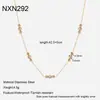 Collar de Acero Inoxidable con Baño de Oro de 18 Quilates, Colgante Circular de Empalme Incrustado con Circonita Estilo Europeo y Americano Transfronterizo, Cadena Sencilla y Lujosa para Clavícula para Mujeres