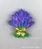 Imanes de Nevera de Flores Secas Simuladas, Pegatinas Magnéticas de Resina con Forma de Ramo Multicolor, Decoración del Hogar Estilo Pastoral, Pequeños Regalos Creativos