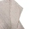 Amostra Grátis Outono e Inverno Novo Estilo Coreano Solto Estilo Preguiçoso Suéter de Tricô Gola Alta Zíper Suéter Feito Sob Medida pelo Fabricante
