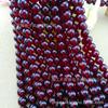 Granate Rojo Cristal Cuentas Redondas Al Por Mayor DIY Cuentas Hechas a Mano Accesorios Cuentas Sueltas Cuentas de Buda Pulsera Cuentas Ensartadas a Mano Pre-Hechas