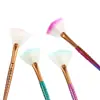 10 pincéis de maquiagem de sereia de quatro cores pincel rabo de peixe kit de pincéis de maquiagem de quatro cores gradiente fabricantes de ferramentas de beleza