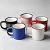 *Nuevo Modelo 1032* 8*8cm 250ml *Taza de Cerámica Esmaltada de Imitación Taza de Café Taza Multicolor Regalo para Uso Diario