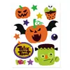 Pegatinas Decorativas de Halloween Pegatinas Electrostáticas para Ventana y Pared Diseño de Escena de Terror para Centro Comercial Pegatinas para Puerta de Cristal de Escaparate
