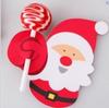 Embalaje de Regalo de Dulces de Navidad Papá Noel Pingüino Paleta Tarjeta de Papel Tarjeta Decorativa Inserto 50 Piezas