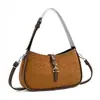 2026 Nuevo Llegada Stock Disponible Bolso de Hombro Cruzado Estampado de Leopardo Debajo del Brazo Bolso de Mano Nicho Lujo Ligero Versátil para Viajes Moda Bolso para Mujer