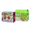 Cajas de Embalaje Personalizadas para Ciruelas, Cajas de Regalo de Ciruela Verdes y Rojas, Cajas Vacías, Cajas de Regalo de Fruta de Alta Gama, Cajas de Papel Personalizadas, Cajas de Color Personalizadas