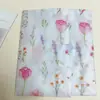 Papel de Seda com Estampa Floral de Lote Pequeno para Roupas Estilo Ins e Embalagem de Presentes, Papel Decorativo para Atmosfera de Fundo