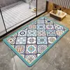 Felpudo Retro de Lujo Ligero para Entrada y Baño, Felpudo Antideslizante y Resistente a la Suciedad para Vestíbulo, Felpudo para Puerta de Entrada del Hogar