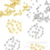 Accesorios de Cuentas Sueltas de 3 mm Pulseras Hechas a Mano DIY Pulseras Triangulares Plateadas Rotos Espaciadores con Cuentas Cuentas Espaciadoras Plateadas Rotos de 2 mm