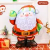 Nuevos Globos de Papel de Aluminio de Navidad Árbol de Navidad Grande Papá Noel Decoración Festiva Sala de Estar Decoraciones de Globos para Nochebuena