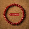 Pulseira de Cinábrio Natural Pedra Bruta Feminina Contas de Transferência Pulseira Masculina Cinábrio de Alto Teor Roxo Dourado