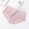 Ropa Interior de Verano para Mujer de Talla Grande Calzones Sexy para Mujer Cintura Media Seda de Hielo Sin Costuras Encaje Levanta Glúteos Ropa Interior para Mujer