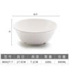 Tazón de melamina palillos tazón caótico para fideos de arroz tazón comercial de plástico porcelana para fideos tazón para avena de desayuno tazón para sopa tazón engrosado