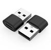 Adaptador tipo c fêmea para USB macho conversor de carregamento rápido tipo c adaptador USB de metal