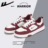 Zapatos Casuales Warrior para Mujer 2026 Nuevas Zapatillas Blancas de Primavera Zapatillas Rojas de Nicho Zapatos Versátiles de Moda para Mujer