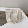 2025 Estilo Coreano Verano Nuevo Popular Bolso Portátil de Hombro Único Tipo Axila Encaje Femenino Dulce Bolso Balde de Gran Capacidad para Mujer