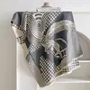 Atacado transfronteiriço de novos lenços jacquard imitação de caxemira com estampa de cabeça de cavalo, dupla face, exportados para a Europa e América, quentes e estilosos para mulheres no outono e inverno