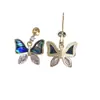 Pendientes de perlas DIY hechos a mano transfronterizos para mujer, postes de pendientes vacíos, pendientes de mariposa de concha de abulón natural al por mayor
