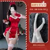 Roupa com tema de Natal: fantasia de coelho de veludo sexy, vestido vermelho justo ao corpo, traje para apresentação de palco, roupa de Natal plus size