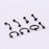 Wish Popular 8/Set Mixto Al Por Mayor Acero Inoxidable Joyería para Perforaciones Corporales Ceja Labio Anillo de Nariz Perforación