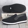 Zapatos de Tela Old Beijing para Hombres y Mujeres, Transpirables y Cómodos, Casuales para Conducir y Seguridad en el Trabajo, Slip-On de Tela Negra, Resistentes al Desgaste y Antideslizantes
