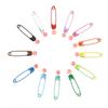 Alfinetes de Segurança Cuidadosamente Selecionados em Várias Especificações, Etiquetas Coloridas para Roupas, Alfinetes de Segurança para Fixação e Pins Decorativos para Lojas de Roupas