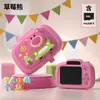 Cámara Digital Original para Niños Elsa Oso Fresa Dibujos Animados Alta Definición Doble Cámara Mini Cámara Regalo para Niños