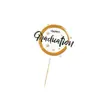 Decoración de pastel de graduación estilo ins transfronterizo, inserto de papel para pastel de la temporada de graduación, tarjeta de papel de graduación feliz para pastel