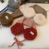 Orejeras de Punto para Mujer, Nuevo Estilo Otoño e Invierno, Estilo Coreano Retro, Versátiles, a Prueba de Frío, Protección para los Oídos, Cubreorejas Calientes, Calentadores de Orejas, Orejeras de Atar