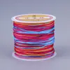Pulsera de hilo de jade degradado de 72 hebras, cordón trenzado, joyería hecha a mano, hilo para abalorios, material de cordón trenzado, venta al por mayor