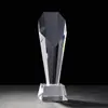 Troféu de Cristal Criativo Troféu de Diamante Chanfrado Souvenir de Competição da Reunião Anual da Empresa de Música para Funcionários Produção