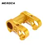 Meroca Bicicleta Plegable Doble Potencia 25.4mm Aleación de Aluminio Manillar Ajustable Potencia SP8 Accesorios de Potencia Modificados