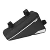 Bolsa para bicicleta B-SOUL, bolsa triangular, bolsa para viga, bolsa impermeable para el tubo superior del sillín, bolsa para bicicleta de montaña y carretera, gran capacidad