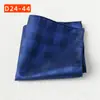 Bolsillo de la Camisa del Traje Bufanda Banquete de Bodas Negocios Poliéster Seda Bufanda Cuadrada Pequeña Pañuelo de Bolsillo Fábrica de Shengzhou Pañuelo Rayado para Hombres