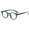 K8010 Retro Montura Pequeña Redonda Luz Azul Gafas Planas Popular en Internet ins Gafas para Fotografía Callejera Montura Gafas para Miopía