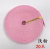 Ráfia de Papel Larga Colorida Corda de Papel Exportada para o Japão Ráfia de Papel de 12 Fios Corda de Papel Tecelagem Material Artesanal Rolos de 20,1m